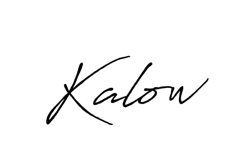 You should practise on your own different ways (Antro_Vectra_Bolder) to write your name (Kalow) in signature. don't let someone else do it for you. Kalow signature style 7 images and pictures png