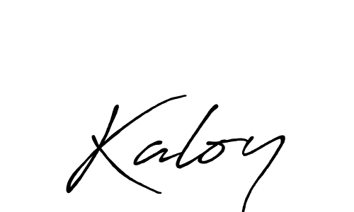 Also we have Kaloy name is the best signature style. Create professional handwritten signature collection using Antro_Vectra_Bolder autograph style. Kaloy signature style 7 images and pictures png