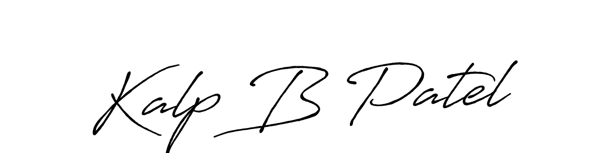 Make a beautiful signature design for name Kalp B Patel. Use this online signature maker to create a handwritten signature for free. Kalp B Patel signature style 7 images and pictures png