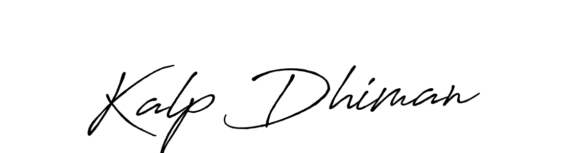 Here are the top 10 professional signature styles for the name Kalp Dhiman. These are the best autograph styles you can use for your name. Kalp Dhiman signature style 7 images and pictures png