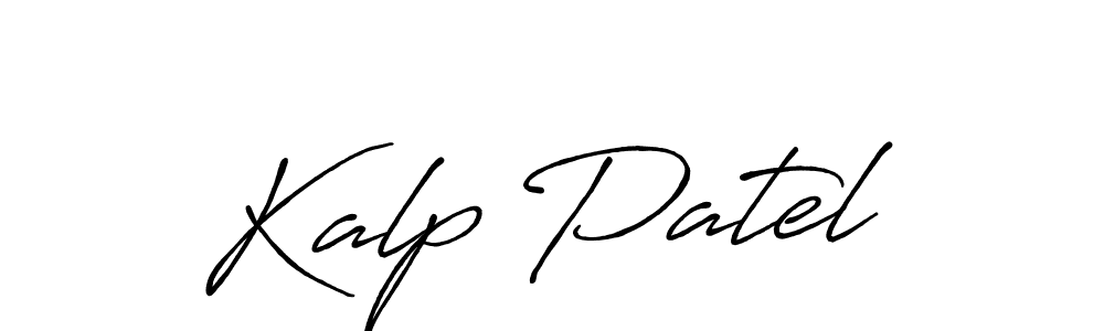 Also You can easily find your signature by using the search form. We will create Kalp Patel name handwritten signature images for you free of cost using Antro_Vectra_Bolder sign style. Kalp Patel signature style 7 images and pictures png