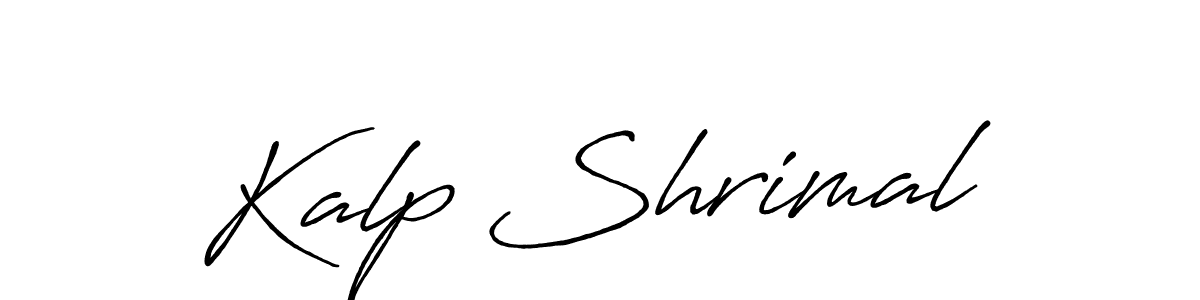How to Draw Kalp Shrimal signature style? Antro_Vectra_Bolder is a latest design signature styles for name Kalp Shrimal. Kalp Shrimal signature style 7 images and pictures png
