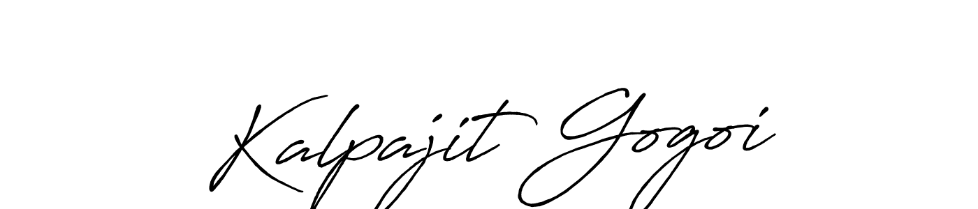 Kalpajit Gogoi stylish signature style. Best Handwritten Sign (Antro_Vectra_Bolder) for my name. Handwritten Signature Collection Ideas for my name Kalpajit Gogoi. Kalpajit Gogoi signature style 7 images and pictures png