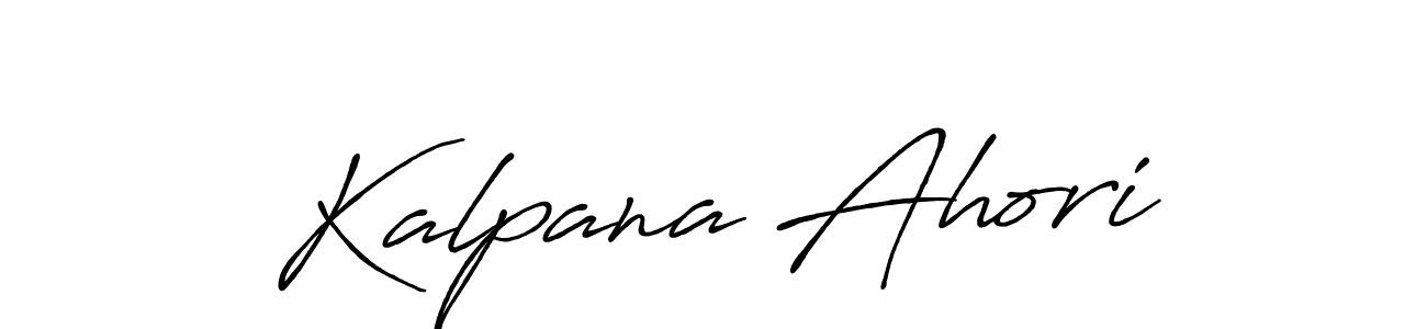 Kalpana Ahori stylish signature style. Best Handwritten Sign (Antro_Vectra_Bolder) for my name. Handwritten Signature Collection Ideas for my name Kalpana Ahori. Kalpana Ahori signature style 7 images and pictures png