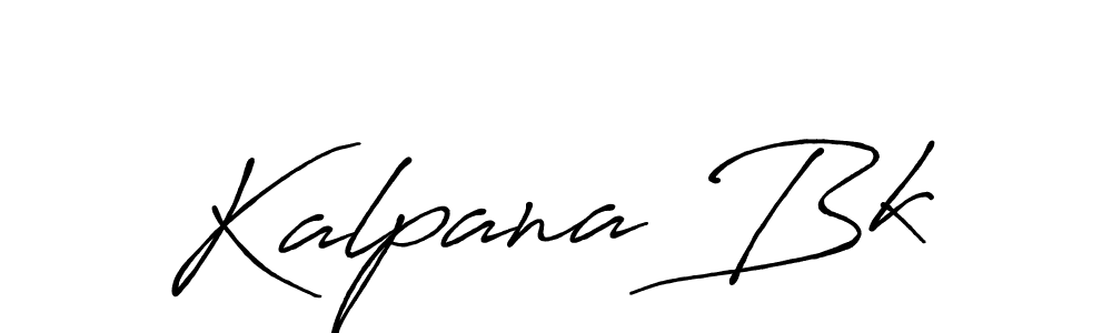 Design your own signature with our free online signature maker. With this signature software, you can create a handwritten (Antro_Vectra_Bolder) signature for name Kalpana Bk. Kalpana Bk signature style 7 images and pictures png