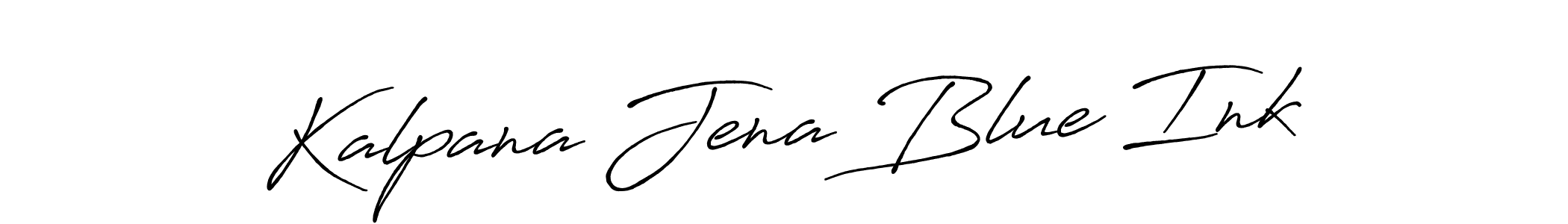 Also we have Kalpana Jena Blue Ink name is the best signature style. Create professional handwritten signature collection using Antro_Vectra_Bolder autograph style. Kalpana Jena Blue Ink signature style 7 images and pictures png