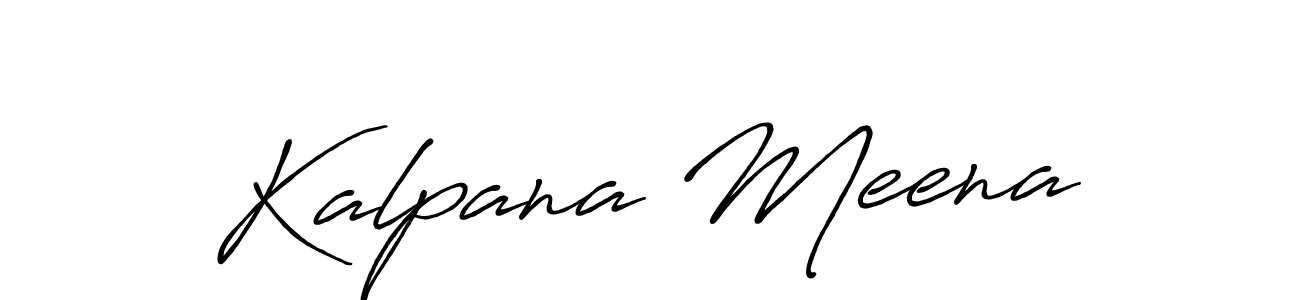 Make a beautiful signature design for name Kalpana Meena. Use this online signature maker to create a handwritten signature for free. Kalpana Meena signature style 7 images and pictures png