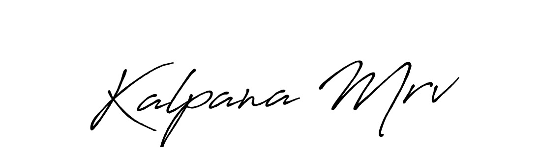 How to make Kalpana Mrv signature? Antro_Vectra_Bolder is a professional autograph style. Create handwritten signature for Kalpana Mrv name. Kalpana Mrv signature style 7 images and pictures png