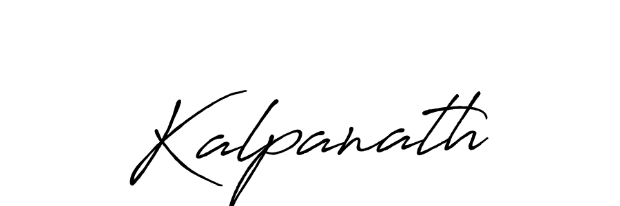 How to make Kalpanath signature? Antro_Vectra_Bolder is a professional autograph style. Create handwritten signature for Kalpanath name. Kalpanath signature style 7 images and pictures png