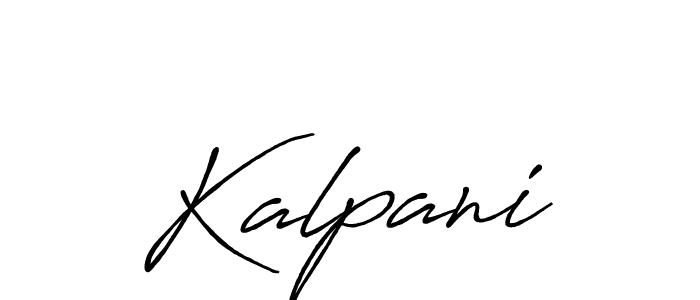 How to make Kalpani signature? Antro_Vectra_Bolder is a professional autograph style. Create handwritten signature for Kalpani name. Kalpani signature style 7 images and pictures png