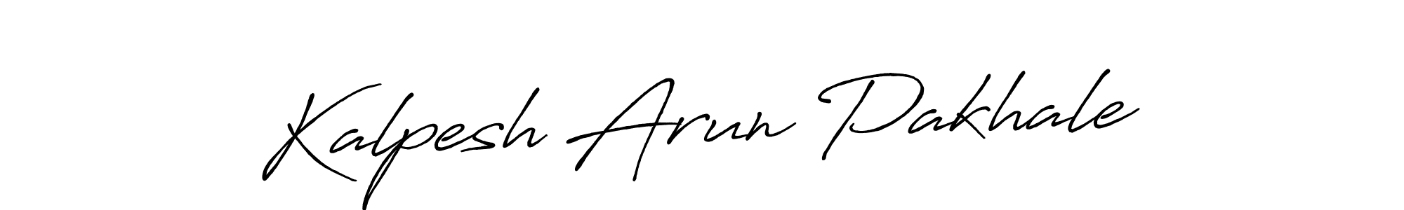 Use a signature maker to create a handwritten signature online. With this signature software, you can design (Antro_Vectra_Bolder) your own signature for name Kalpesh Arun Pakhale. Kalpesh Arun Pakhale signature style 7 images and pictures png