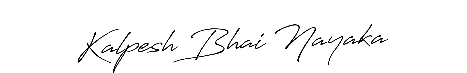 Kalpesh Bhai Nayaka stylish signature style. Best Handwritten Sign (Antro_Vectra_Bolder) for my name. Handwritten Signature Collection Ideas for my name Kalpesh Bhai Nayaka. Kalpesh Bhai Nayaka signature style 7 images and pictures png