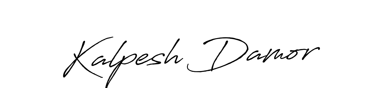 It looks lik you need a new signature style for name Kalpesh Damor. Design unique handwritten (Antro_Vectra_Bolder) signature with our free signature maker in just a few clicks. Kalpesh Damor signature style 7 images and pictures png