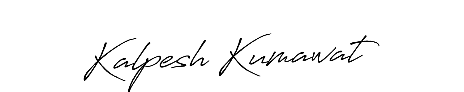 Make a short Kalpesh Kumawat signature style. Manage your documents anywhere anytime using Antro_Vectra_Bolder. Create and add eSignatures, submit forms, share and send files easily. Kalpesh Kumawat signature style 7 images and pictures png