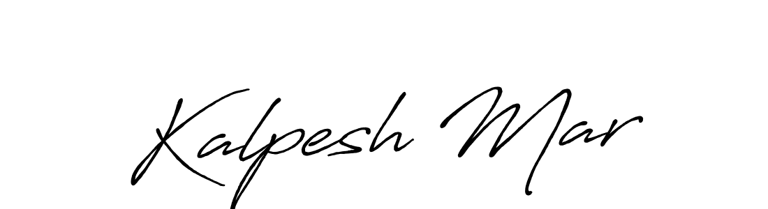 How to make Kalpesh Mar signature? Antro_Vectra_Bolder is a professional autograph style. Create handwritten signature for Kalpesh Mar name. Kalpesh Mar signature style 7 images and pictures png