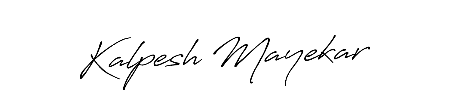 Make a beautiful signature design for name Kalpesh Mayekar. Use this online signature maker to create a handwritten signature for free. Kalpesh Mayekar signature style 7 images and pictures png