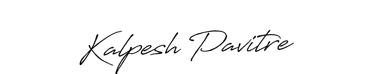 Use a signature maker to create a handwritten signature online. With this signature software, you can design (Antro_Vectra_Bolder) your own signature for name Kalpesh Pavitre. Kalpesh Pavitre signature style 7 images and pictures png