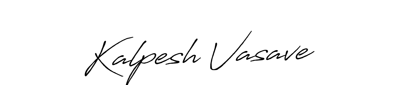 You should practise on your own different ways (Antro_Vectra_Bolder) to write your name (Kalpesh Vasave) in signature. don't let someone else do it for you. Kalpesh Vasave signature style 7 images and pictures png