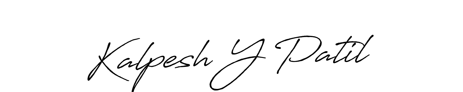 Make a beautiful signature design for name Kalpesh Y Patil. Use this online signature maker to create a handwritten signature for free. Kalpesh Y Patil signature style 7 images and pictures png