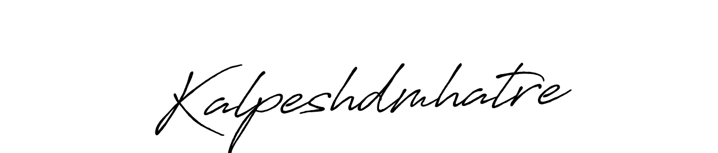 Kalpeshdmhatre stylish signature style. Best Handwritten Sign (Antro_Vectra_Bolder) for my name. Handwritten Signature Collection Ideas for my name Kalpeshdmhatre. Kalpeshdmhatre signature style 7 images and pictures png