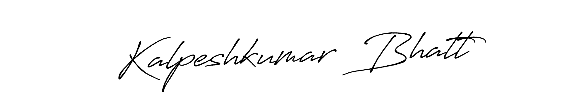 The best way (Antro_Vectra_Bolder) to make a short signature is to pick only two or three words in your name. The name Kalpeshkumar  Bhatt include a total of six letters. For converting this name. Kalpeshkumar  Bhatt signature style 7 images and pictures png