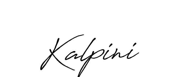 Use a signature maker to create a handwritten signature online. With this signature software, you can design (Antro_Vectra_Bolder) your own signature for name Kalpini. Kalpini signature style 7 images and pictures png