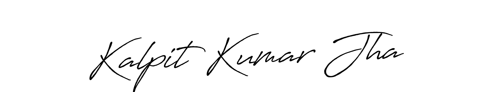 Make a short Kalpit Kumar Jha signature style. Manage your documents anywhere anytime using Antro_Vectra_Bolder. Create and add eSignatures, submit forms, share and send files easily. Kalpit Kumar Jha signature style 7 images and pictures png