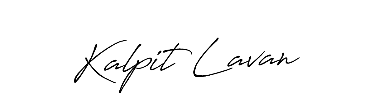 Design your own signature with our free online signature maker. With this signature software, you can create a handwritten (Antro_Vectra_Bolder) signature for name Kalpit Lavan. Kalpit Lavan signature style 7 images and pictures png