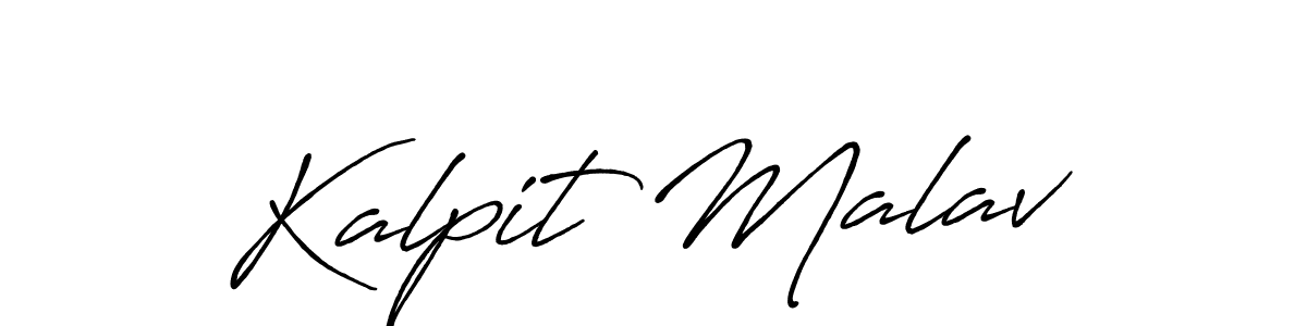 How to Draw Kalpit Malav signature style? Antro_Vectra_Bolder is a latest design signature styles for name Kalpit Malav. Kalpit Malav signature style 7 images and pictures png