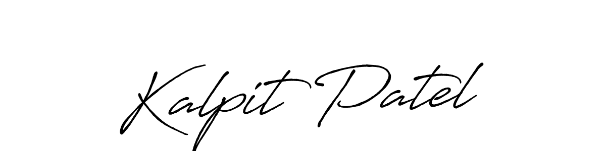 Make a beautiful signature design for name Kalpit Patel. Use this online signature maker to create a handwritten signature for free. Kalpit Patel signature style 7 images and pictures png