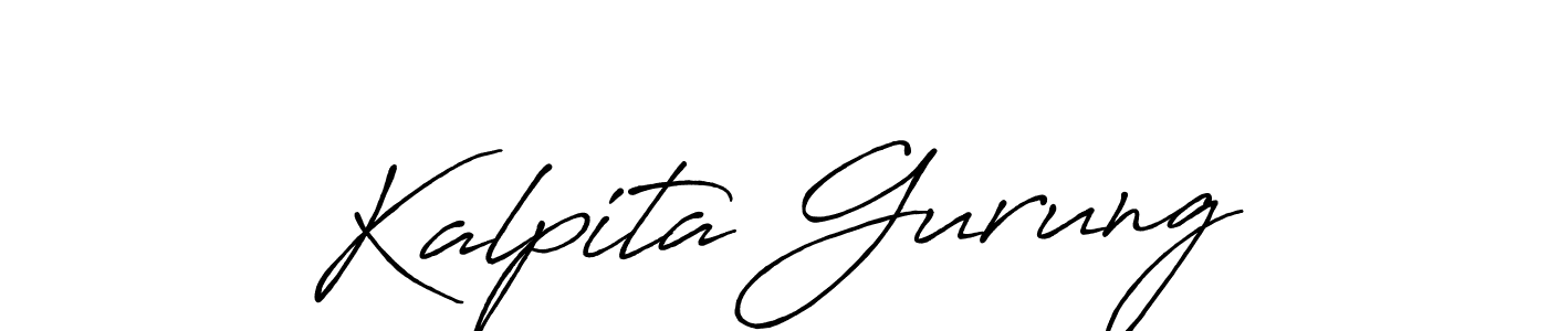Best and Professional Signature Style for Kalpita Gurung. Antro_Vectra_Bolder Best Signature Style Collection. Kalpita Gurung signature style 7 images and pictures png