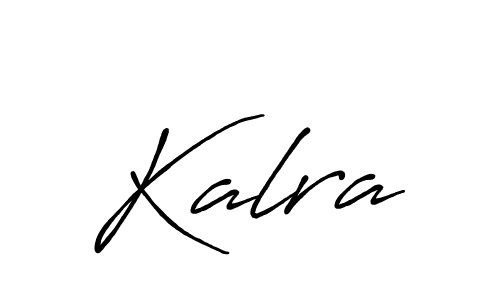Design your own signature with our free online signature maker. With this signature software, you can create a handwritten (Antro_Vectra_Bolder) signature for name Kalra. Kalra signature style 7 images and pictures png