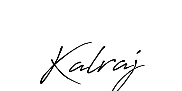 Design your own signature with our free online signature maker. With this signature software, you can create a handwritten (Antro_Vectra_Bolder) signature for name Kalraj. Kalraj signature style 7 images and pictures png