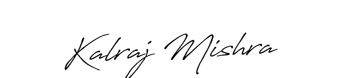 Make a beautiful signature design for name Kalraj Mishra. With this signature (Antro_Vectra_Bolder) style, you can create a handwritten signature for free. Kalraj Mishra signature style 7 images and pictures png