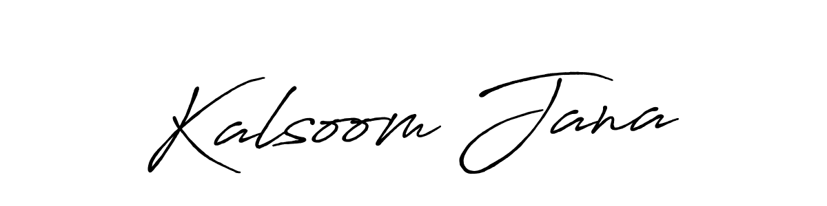 if you are searching for the best signature style for your name Kalsoom Jana. so please give up your signature search. here we have designed multiple signature styles  using Antro_Vectra_Bolder. Kalsoom Jana signature style 7 images and pictures png