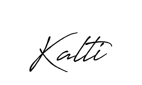 You should practise on your own different ways (Antro_Vectra_Bolder) to write your name (Kalti) in signature. don't let someone else do it for you. Kalti signature style 7 images and pictures png