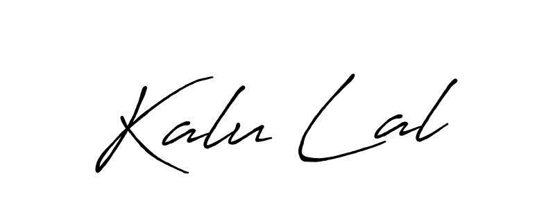 Make a beautiful signature design for name Kalu Lal. With this signature (Antro_Vectra_Bolder) style, you can create a handwritten signature for free. Kalu Lal signature style 7 images and pictures png