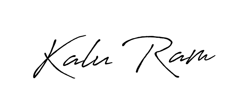 if you are searching for the best signature style for your name Kalu Ram. so please give up your signature search. here we have designed multiple signature styles  using Antro_Vectra_Bolder. Kalu Ram signature style 7 images and pictures png