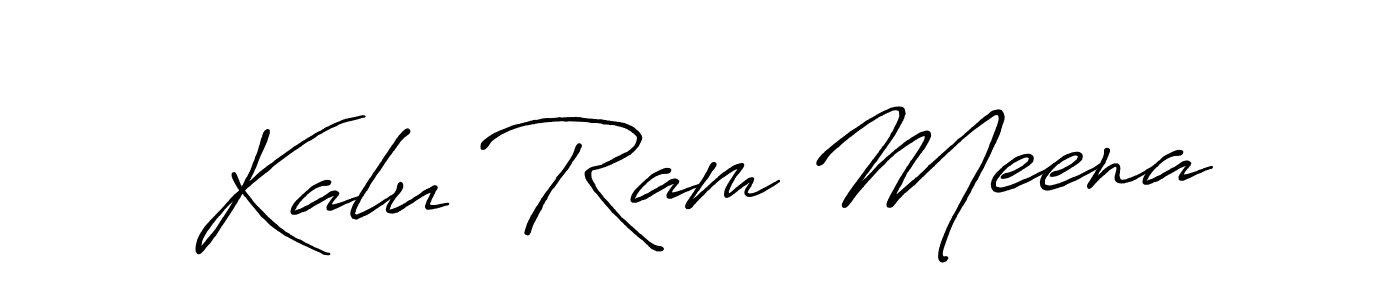 How to make Kalu Ram Meena signature? Antro_Vectra_Bolder is a professional autograph style. Create handwritten signature for Kalu Ram Meena name. Kalu Ram Meena signature style 7 images and pictures png