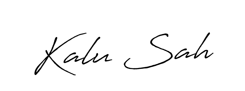 How to make Kalu Sah signature? Antro_Vectra_Bolder is a professional autograph style. Create handwritten signature for Kalu Sah name. Kalu Sah signature style 7 images and pictures png