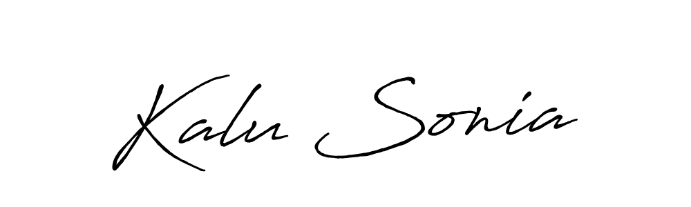 Make a beautiful signature design for name Kalu Sonia. Use this online signature maker to create a handwritten signature for free. Kalu Sonia signature style 7 images and pictures png