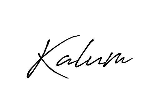 Best and Professional Signature Style for Kalum. Antro_Vectra_Bolder Best Signature Style Collection. Kalum signature style 7 images and pictures png