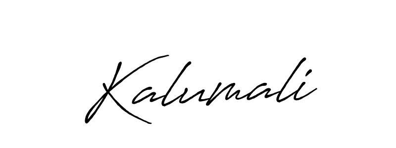 How to make Kalumali signature? Antro_Vectra_Bolder is a professional autograph style. Create handwritten signature for Kalumali name. Kalumali signature style 7 images and pictures png