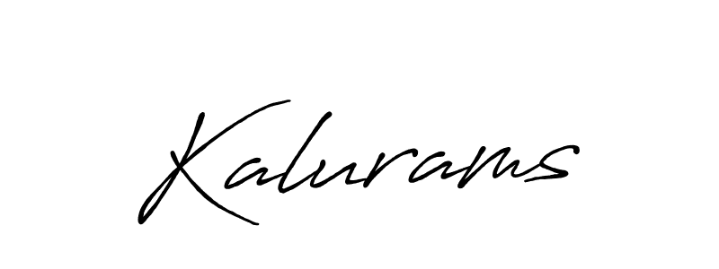 How to make Kalurams signature? Antro_Vectra_Bolder is a professional autograph style. Create handwritten signature for Kalurams name. Kalurams signature style 7 images and pictures png