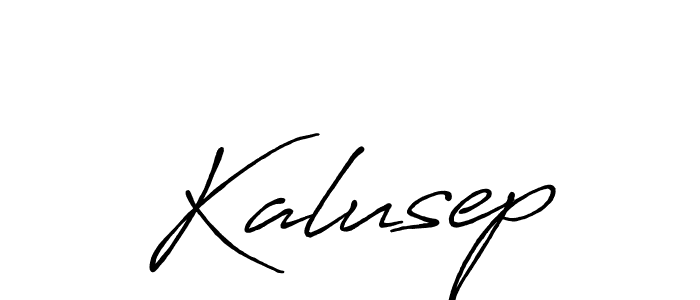 How to make Kalusep signature? Antro_Vectra_Bolder is a professional autograph style. Create handwritten signature for Kalusep name. Kalusep signature style 7 images and pictures png