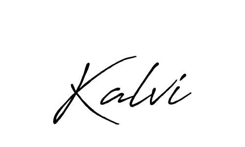 Use a signature maker to create a handwritten signature online. With this signature software, you can design (Antro_Vectra_Bolder) your own signature for name Kalvi. Kalvi signature style 7 images and pictures png