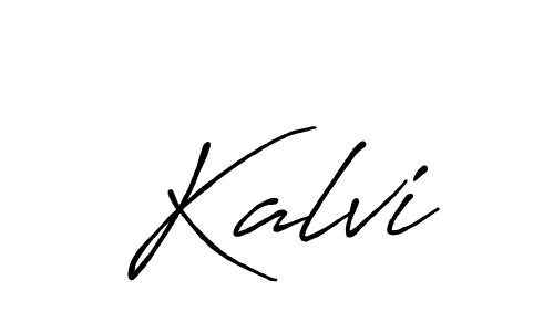 How to make Kalvi signature? Antro_Vectra_Bolder is a professional autograph style. Create handwritten signature for Kalvi name. Kalvi signature style 7 images and pictures png