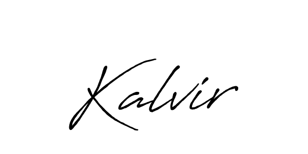 Make a beautiful signature design for name Kalvir. Use this online signature maker to create a handwritten signature for free. Kalvir signature style 7 images and pictures png
