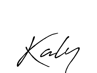 You should practise on your own different ways (Antro_Vectra_Bolder) to write your name (Kaly) in signature. don't let someone else do it for you. Kaly signature style 7 images and pictures png