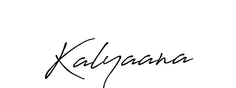 Design your own signature with our free online signature maker. With this signature software, you can create a handwritten (Antro_Vectra_Bolder) signature for name Kalyaana. Kalyaana signature style 7 images and pictures png